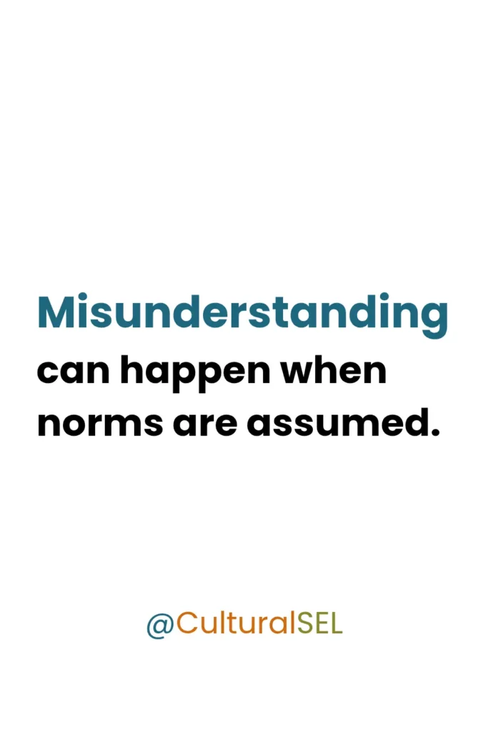 Friendship dynamics across cultures framework explaining how assumed social norms can create misunderstandings between children. Culturally Responsive Social Emotional Learning (SEL)