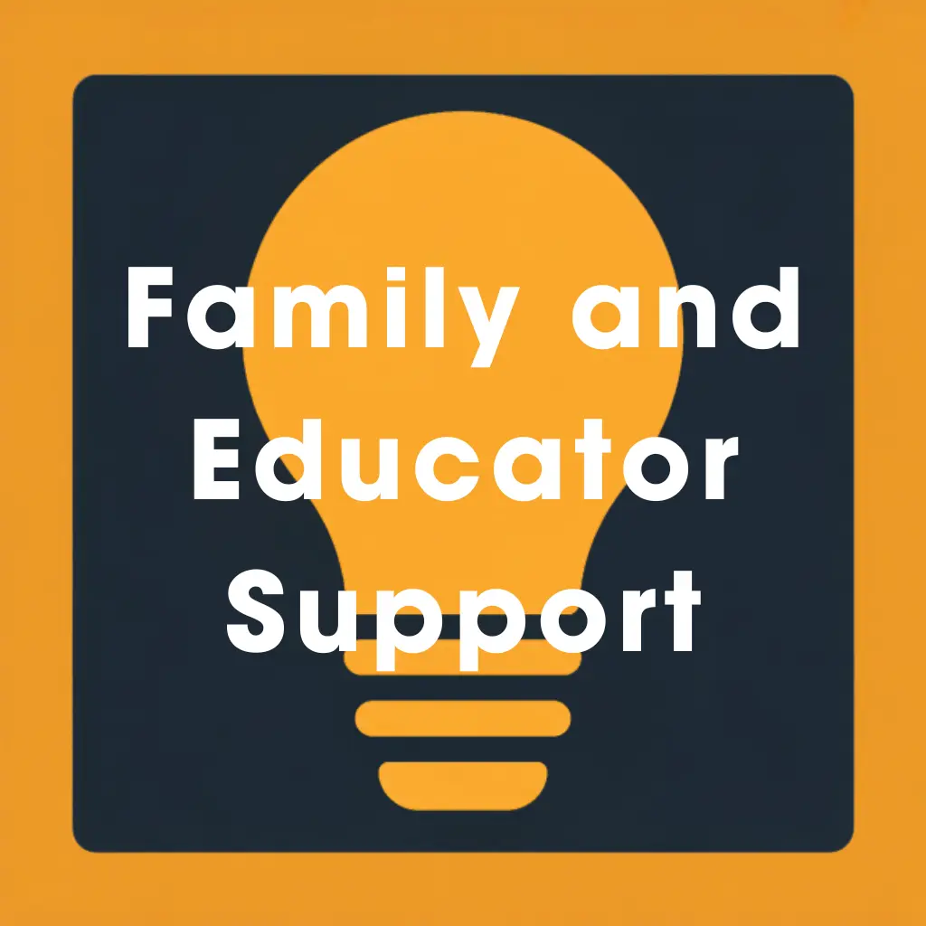 family and educator support category cultural sel logo lightbulb next steps to try framwork lens and strategy